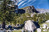 Parco nazionale del Mercantour, valle di Fontanalba alle pendici del monte Bego.